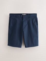 Black/Ink Blue/Charcoal Slim Fit Stretch Chino Shorts 3 Pack - Image 3 of 14