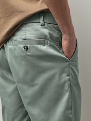 سیج گرین - سلم فٹ - Stretch Chino Shorts - تصویر 3 از 11