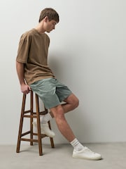 سیج گرین - سلم فٹ - Stretch Chino Shorts - تصویر 4 از 11