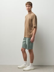سیج گرین - سلم فٹ - Stretch Chino Shorts - تصویر 6 از 11