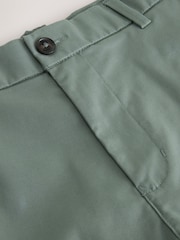 سیج گرین - سلم فٹ - Stretch Chino Shorts - تصویر 8 از 11