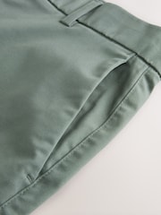 سیج گرین - سلم فٹ - Stretch Chino Shorts - تصویر 9 از 11