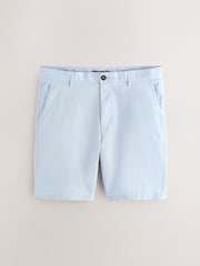 أزرق فاتح - قياس مستقيم - شورت تشينو خامة مطاطة - صورة 1 من 5