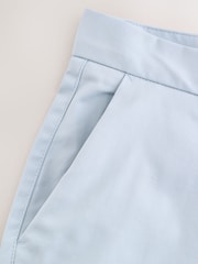 أزرق فاتح - قياس مستقيم - شورت تشينو خامة مطاطة - صورة 3 من 5