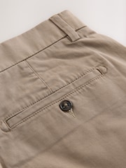 Light Brown Relaxed Fit Stretch Chino Shorts - Image 10 of 10