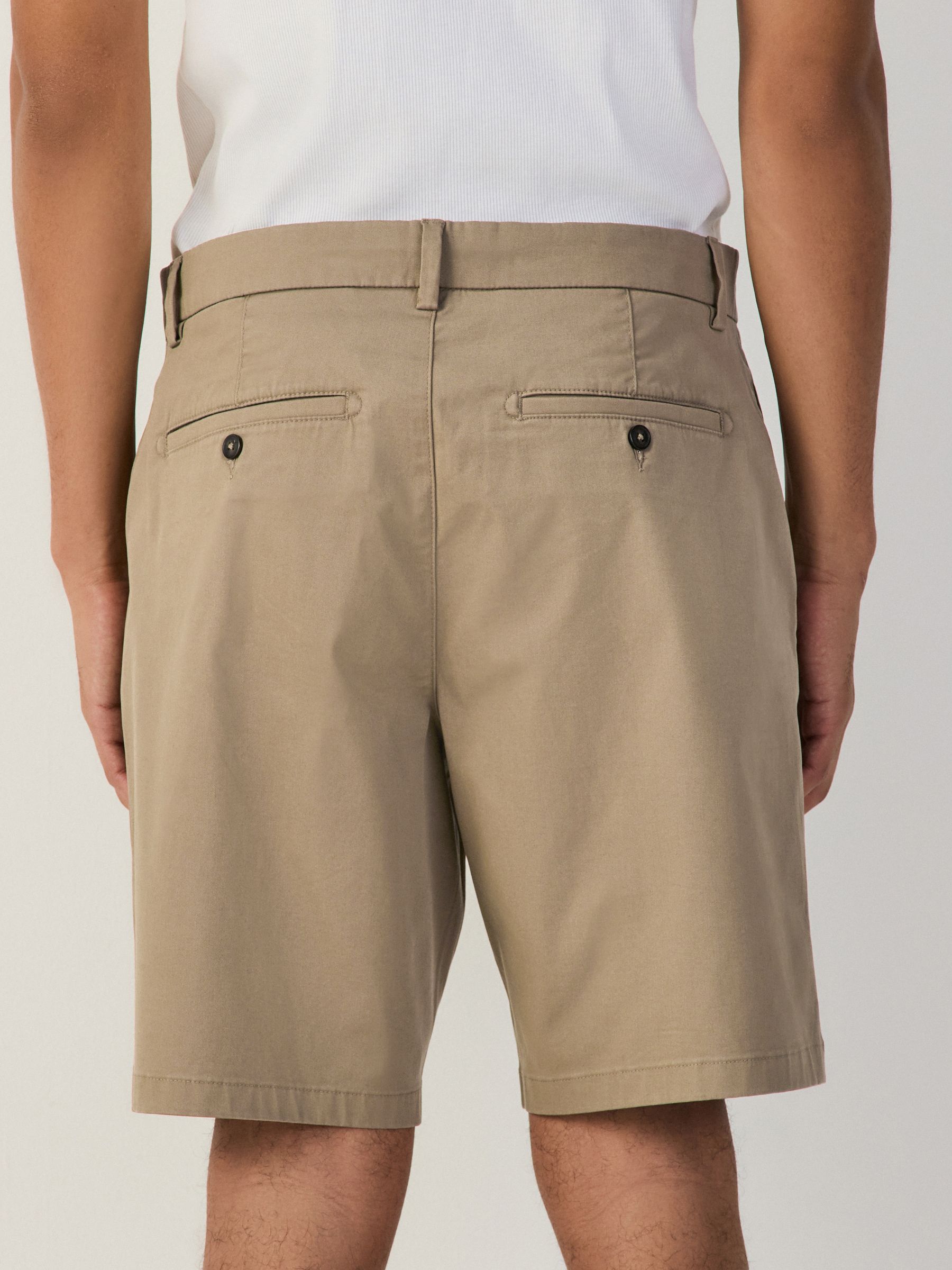 Buy Brown Light Relaxed Fit Stretch Chino Shorts from Next USA