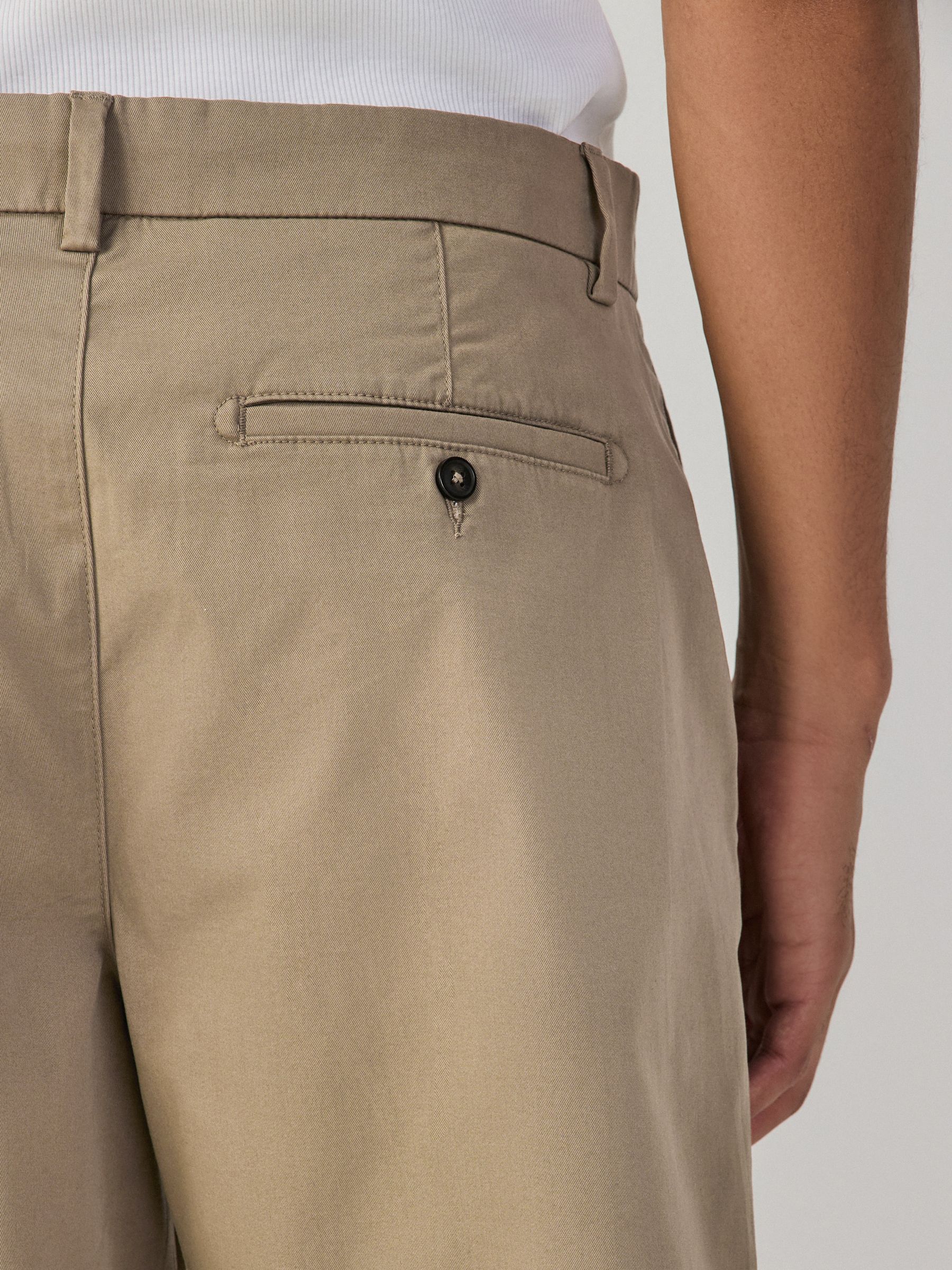 Buy Brown Light Relaxed Fit Stretch Chino Shorts from Next USA