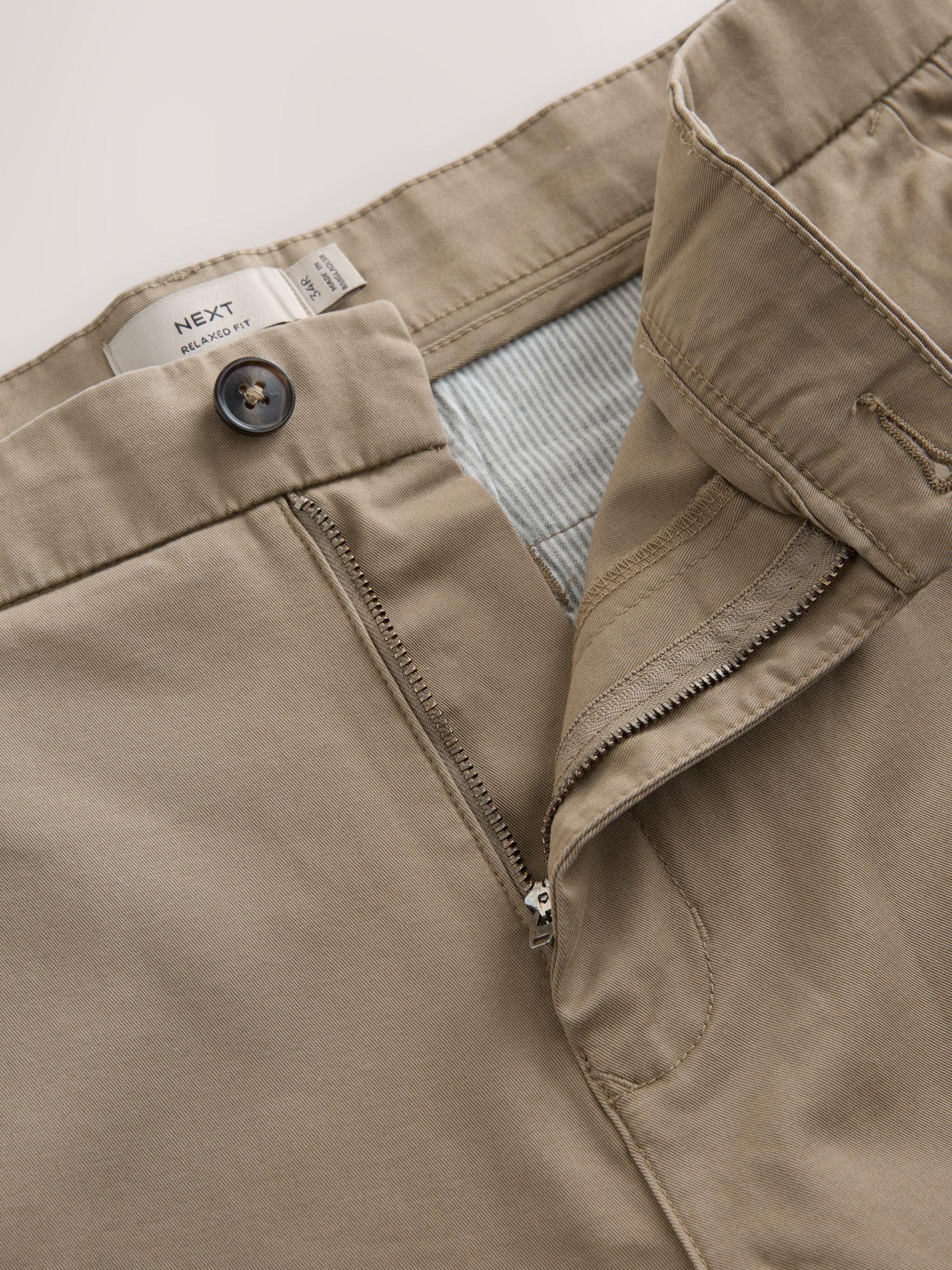 Buy Brown Light Relaxed Fit Stretch Chino Shorts from Next USA