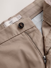 Black/Brown Slim Fit Stretch Chino Shorts 2 Pack - Image 4 of 7