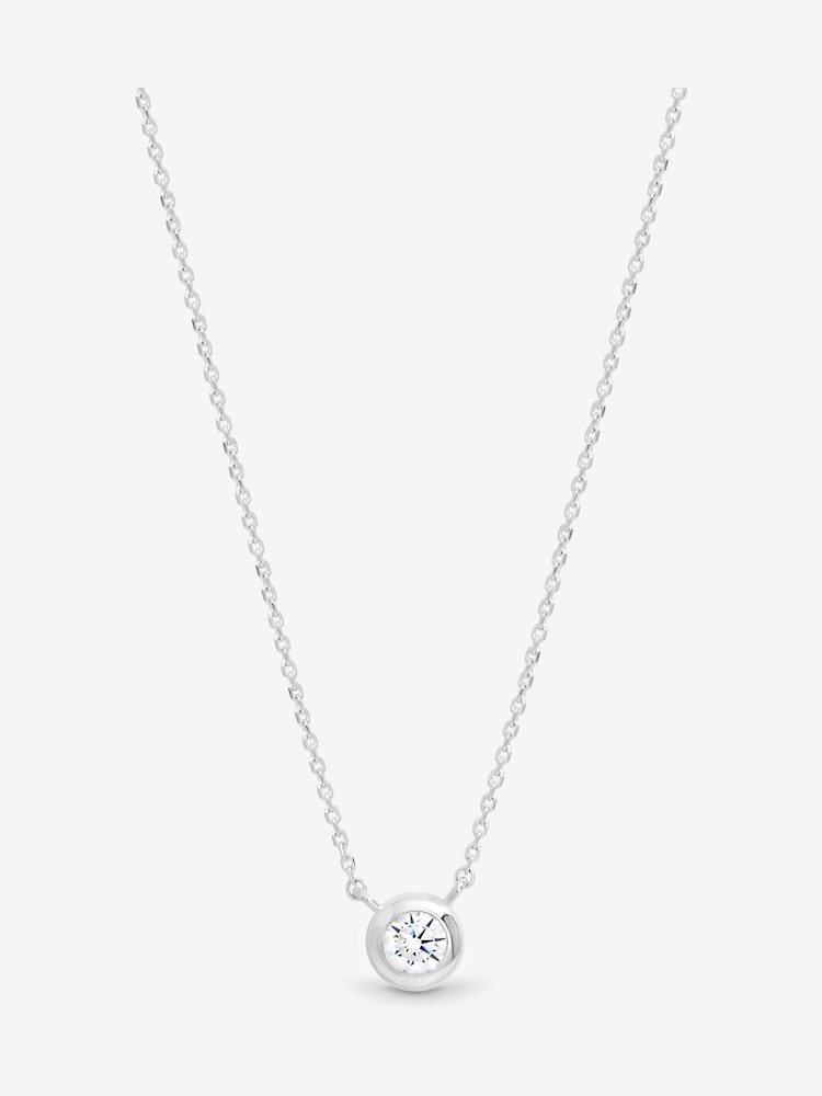 Simply Silver 925 Sterling Silver Polished Besel Pendant - Image 1 of 3 Simply Silver 925 Sterling Silver Polished Besel Pendant - Image 1 of 3