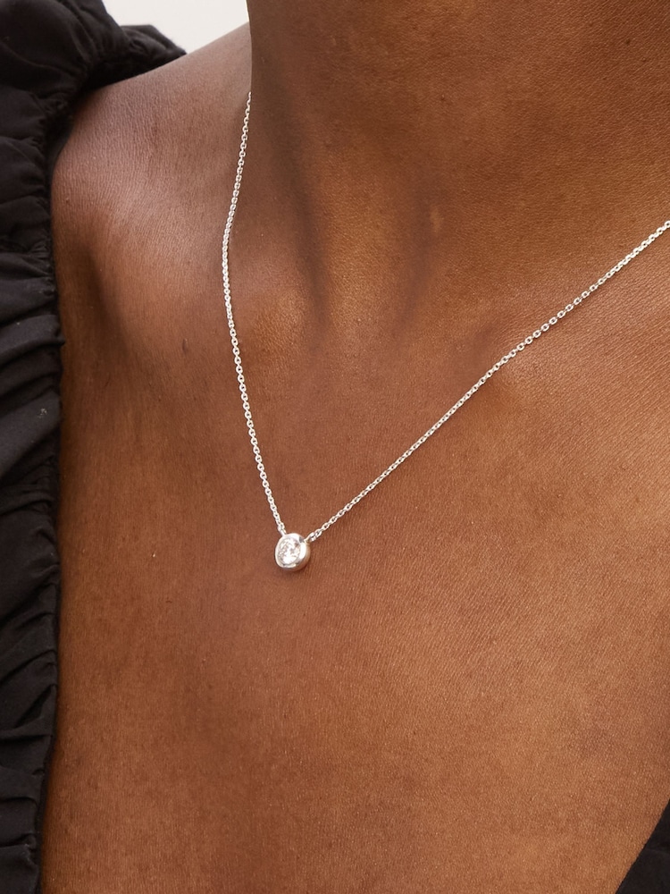 Simply Silver 925 Sterling Silver Polished Besel Pendant - Image 3 of 3