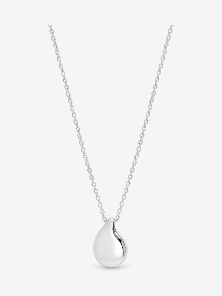 Simply Silver 925 Sterling Silver Polished Large Nugget Thread Through Pendant - Image 1 of 1