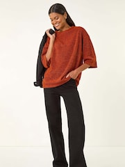 Roman Orange Jersey Snit Jumper - Image 2 of 5