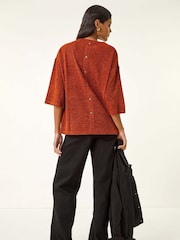 Roman Orange Jersey Snit Jumper - Image 3 of 5