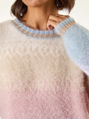 Roman Natural Ombre Tinsel Knit Jumper - Image 5 of 5