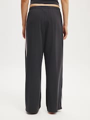 Cotton On Black Departure Lounge Wide Leg Joggers - Image 2 of 5