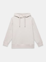 Mint Velvet White Cotton Blend Hooded Sweatshirt - Image 7 of 8