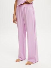 Cotton On Pink Departure Lounge Wide Leg Joggers - Image 3 of 5
