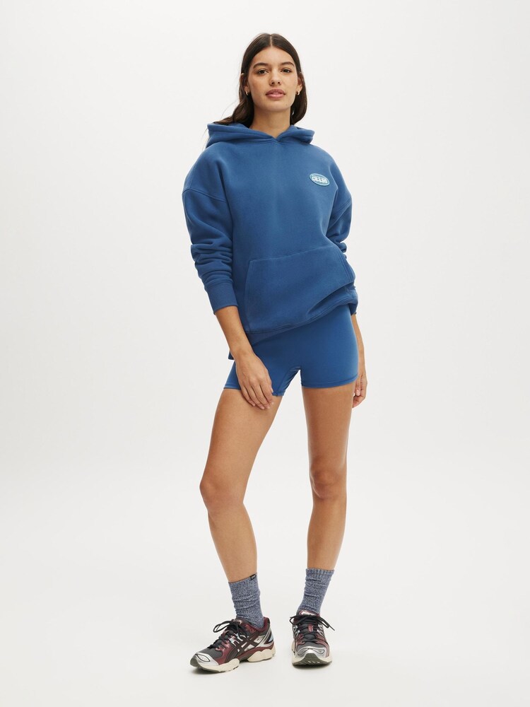 Cotton On Blue Plush Premium Graphic Hoodie - Image 4 of 4