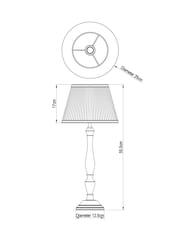 Grey Ashbury Table Lamp - Image 4 of 5