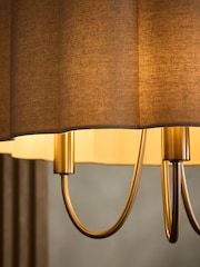 Natural Larson 3 Light Chandelier - Image 2 of 5