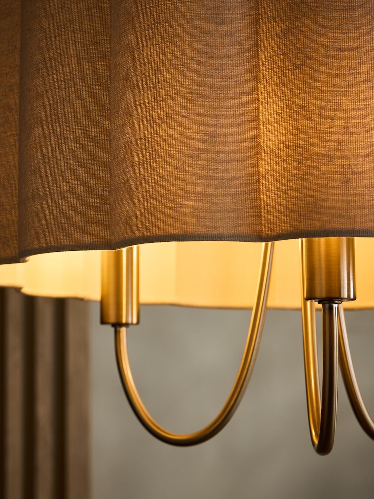 Natural Larson 3 Light Chandelier - Image 2 of 5