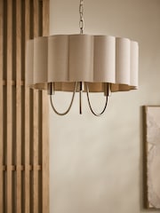Natural Larson 3 Light Chandelier - Image 3 of 5