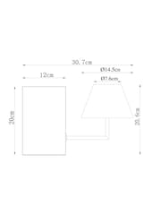 Red Highclere Rechargeable Table Lamp - Image 4 of 7