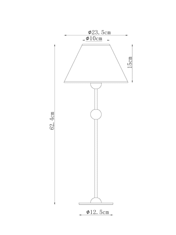 Black Staverton Cordless Table Lamp - Image 4 of 4