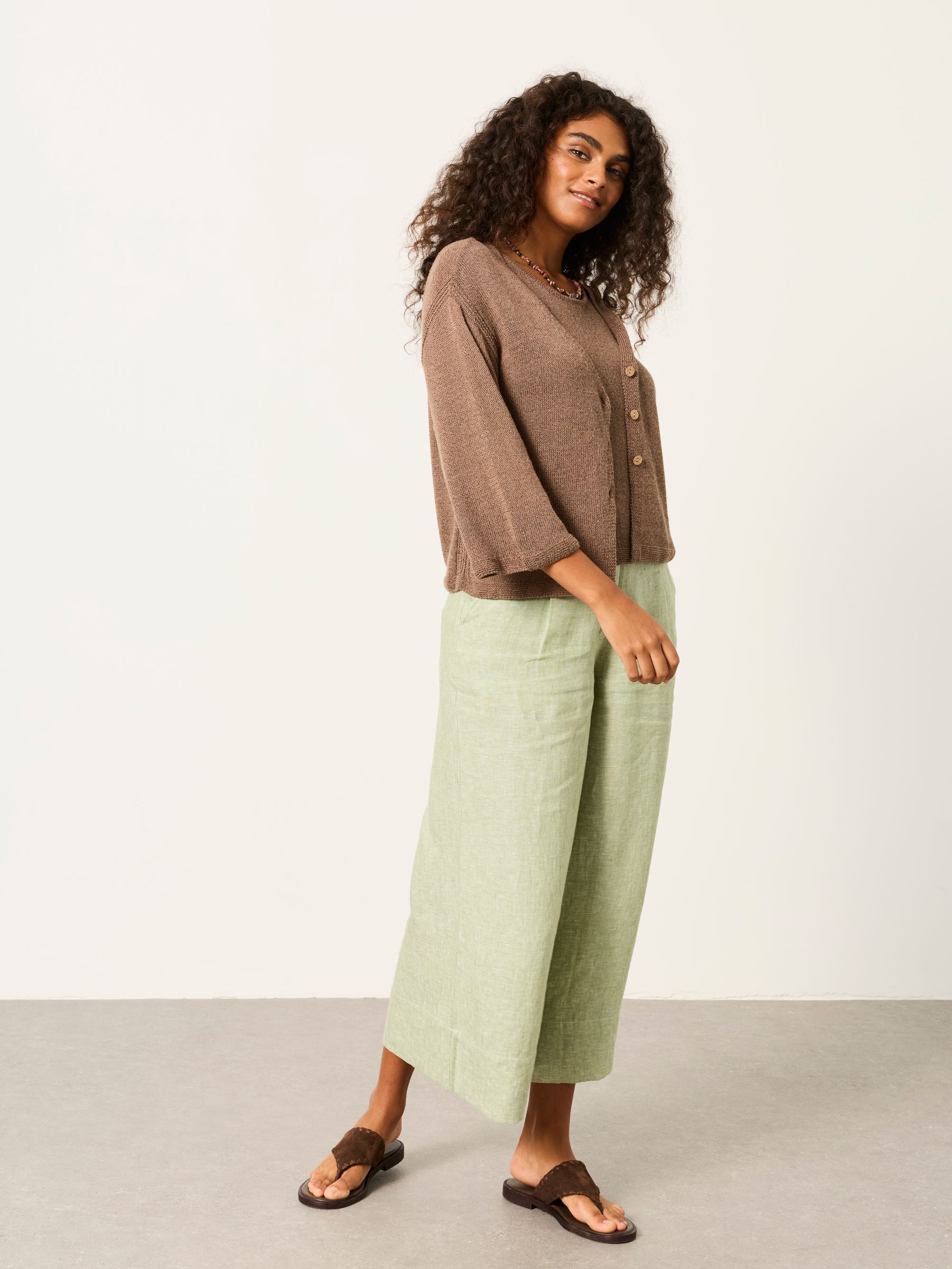 Buy FatFace Bree Brown Knitted Cardigan from Next USA