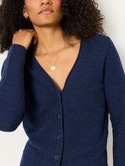 FatFace Lucee Navy Knitted Cardigan - Image 4 of 5