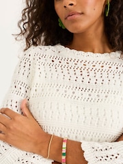 أبيض - كنزة غرز محبوكة من FatFace - Image 3 of 5