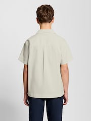 Lyle & Scott Beige Linen Blend Shirt - Image 2 of 5