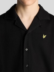 Lyle & Scott Black Waffle Shirt - Image 4 of 6