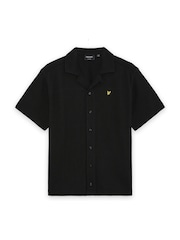 Lyle & Scott Black Waffle Shirt - Image 5 of 6