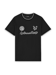 تيشرت بطبعة Airtex من Lyle & Scott - Image 5 of 6