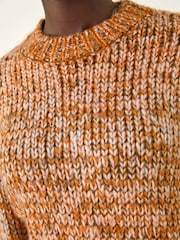 Roman Orange Metallic Ombre Knit Jumper - Image 5 of 5