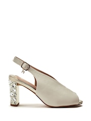 Moda in Pelle Maeva High Vamp Sling Back Sandals - Image 1 of 4