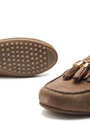 Natural - Moda in Pelle Mocassins Essana com corrente e detalhe de borla - Imagem 4 de 4