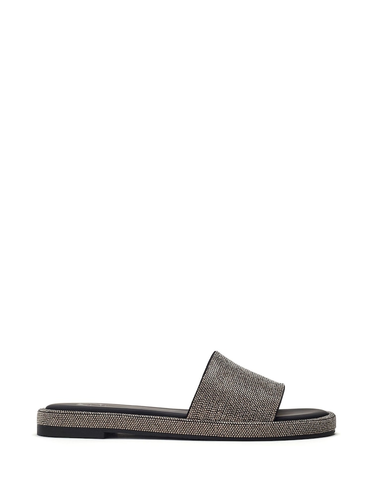 Moda in Pelle Jaz Glitz Slider Sandals - Image 1 of 4 Moda in Pelle Jaz Glitz Slider Sandals - Image 1 of 4