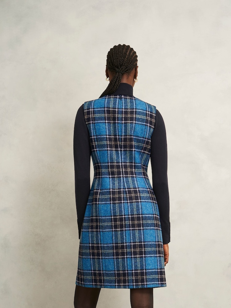 Hobbs Blue Petite Joella Dress - Image 2 of 4 Hobbs Blue Petite Joella Dress - Image 2 of 4