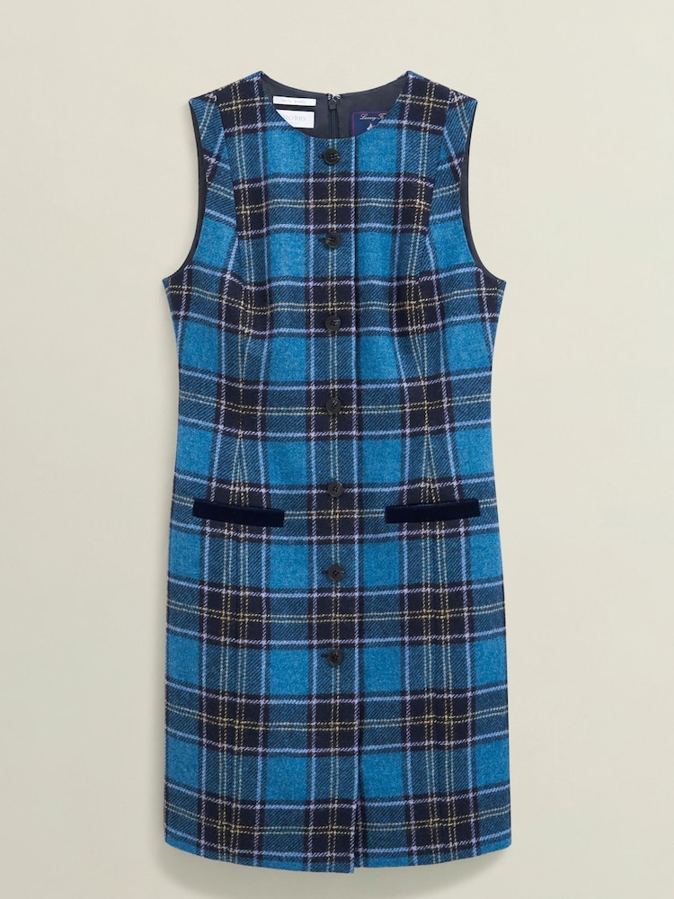Hobbs Blue Petite Joella Dress - Image 4 of 4 Hobbs Blue Petite Joella Dress - Image 4 of 4