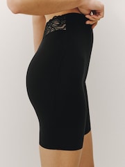 Black Thigh Smoother Short Premium Shaping Tummy Control Briefs - Image 2 of 3