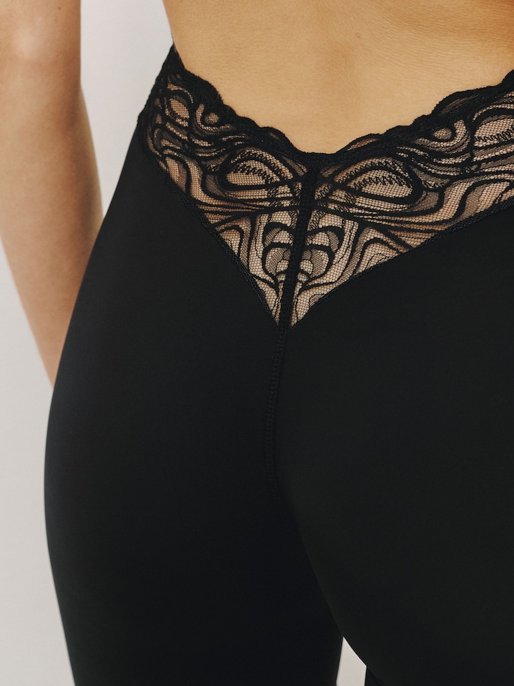Black Thigh Smoother Short Premium Shaping Tummy Control Briefs - Image 3 of 3 Black Thigh Smoother Short Premium Shaping Tummy Control Briefs - Image 3 of 3