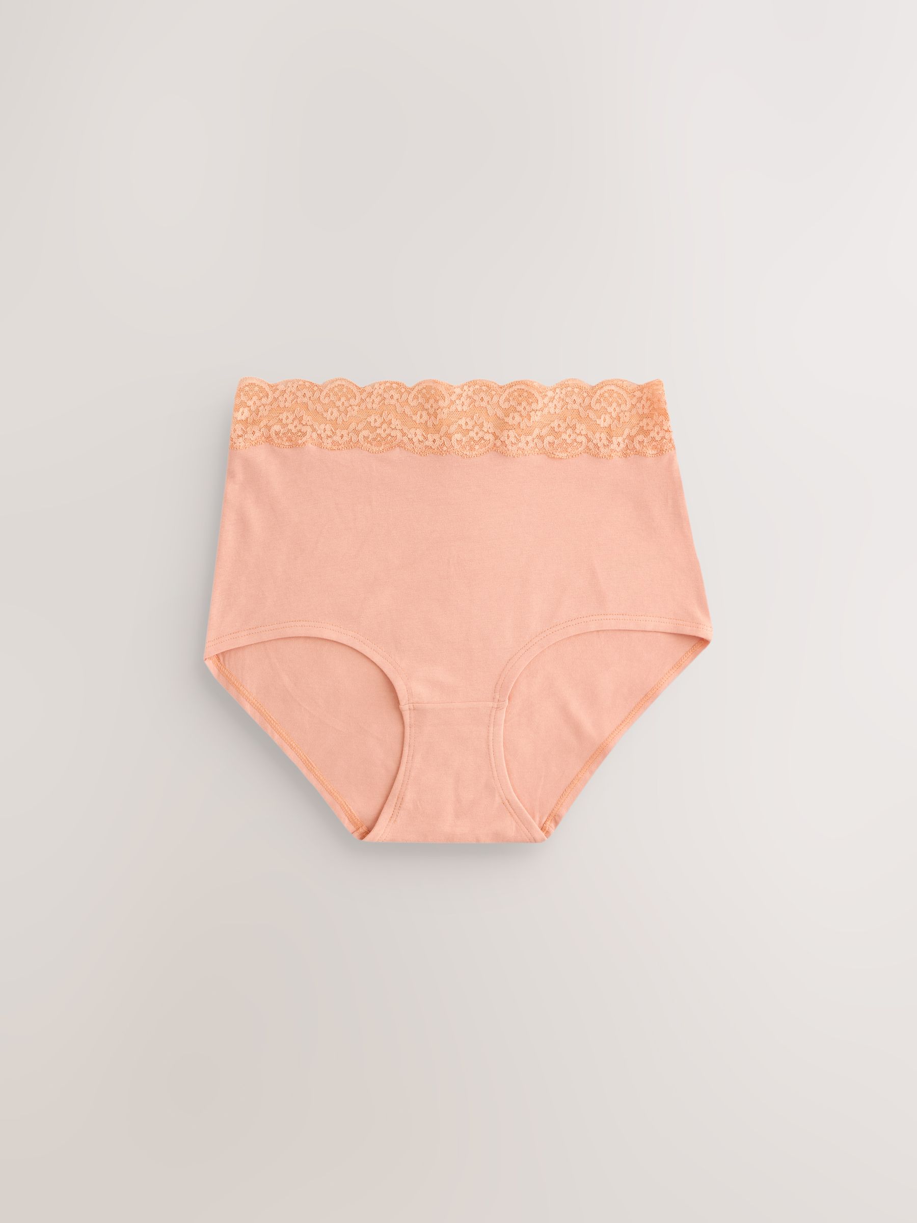 Buy Rust Red Full Brief Cotton and Lace Knickers 4 Pack from Next USA