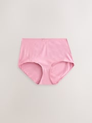 Pink/Blue/Green Full Brief Cotton Rich Knickers 5 Pack - Image 2 of 8