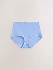 Pink/Blue/Green Full Brief Cotton Rich Knickers 5 Pack - Image 3 of 8