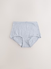 Blue Full Brief Cotton Rich Knickers 7 Pack - Image 4 of 10