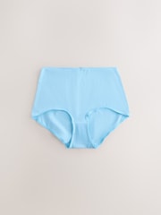 Blue Full Brief Cotton Rich Knickers 7 Pack - Image 6 of 10