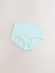 Blue Full Brief Cotton Rich Knickers 7 Pack - Image 7 of 10
